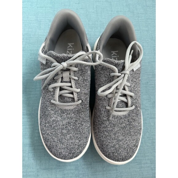 Kizik Gray Madrid Eco Size Women 9.5 Men 8 Sneakers Shoes Hands Free Slip On - Picture 2 of 13